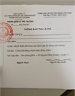 Thông báo lệ phí thẩm định DTM
